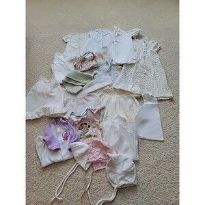 Lot Of Various Size Little Girl Vintage Clothing